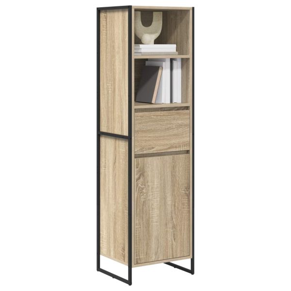 Шкаф за книги Сонома 43 x 36 x 150.5 см Инженерно дърво