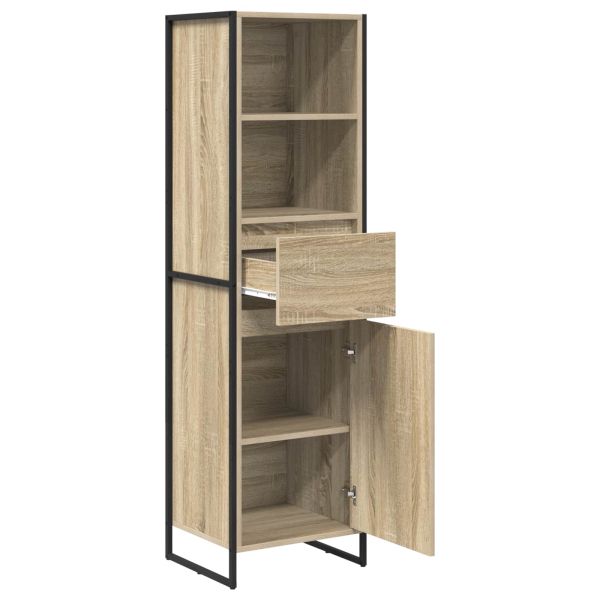 Шкаф за книги Сонома 43 x 36 x 150.5 см Инженерно дърво