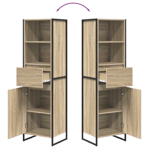 Шкаф за книги Сонома 43 x 36 x 150.5 см Инженерно дърво