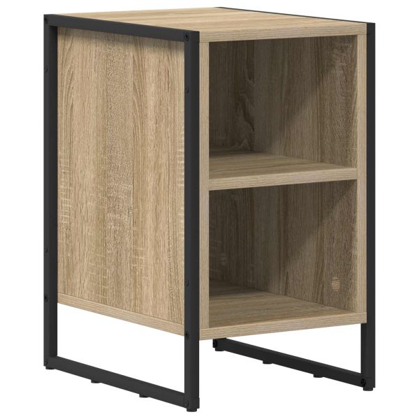 Нощно шкафче 2 pcs Сонома 39.5 x 30 x 50 см Инженерно дърво