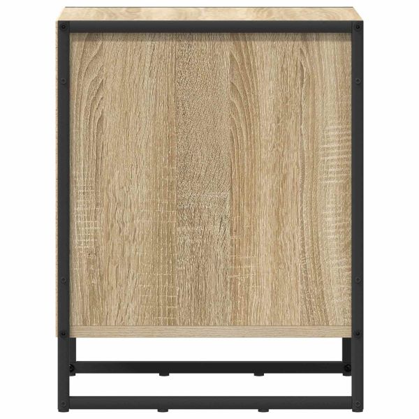 Нощно шкафче 2 pcs Сонома 39.5 x 30 x 50 см Инженерно дърво