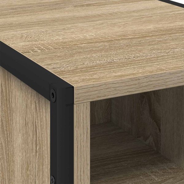 Нощно шкафче 2 pcs Сонома 39.5 x 30 x 50 см Инженерно дърво