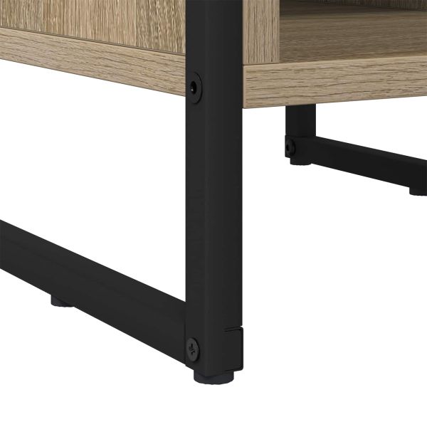 Нощно шкафче 2 pcs Сонома 39.5 x 30 x 50 см Инженерно дърво