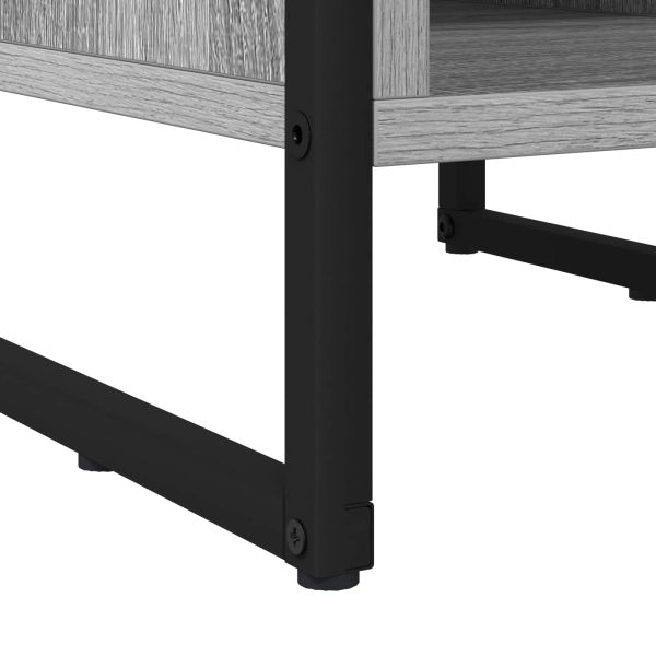 Нощно шкафче 2 pcs Сив Сонома 39.5 x 30 x 50 см Инженерно дърво