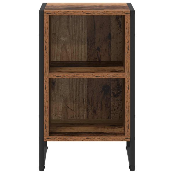 Нощно шкафче 2 pcs Старо дърво 39.5 x 30 x 50 см