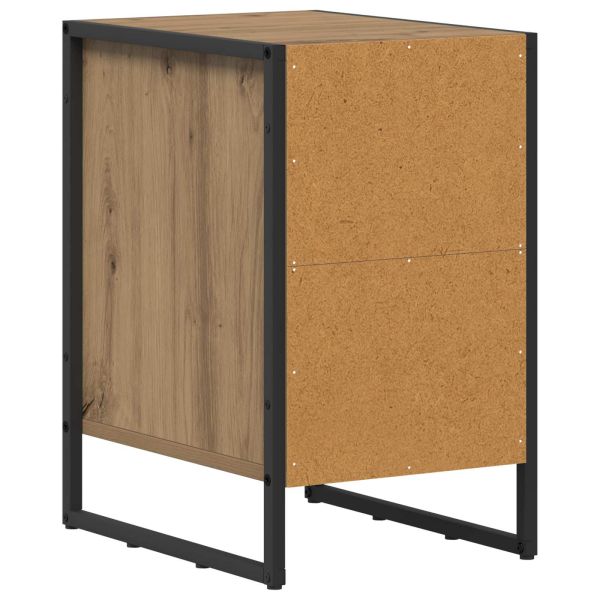 Нощно шкафче 2 pcs Дъб Артизан 39.5 x 30 x 50 см