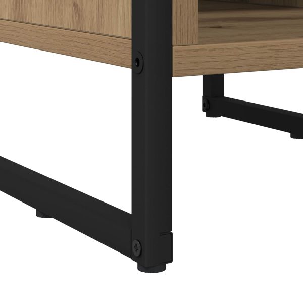 Нощно шкафче 2 pcs Дъб Артизан 39.5 x 30 x 50 см