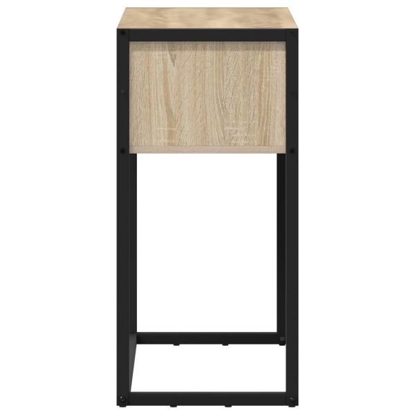 Крайна масичка Сонома 100 x 36 x 75 см Инженерно дърво