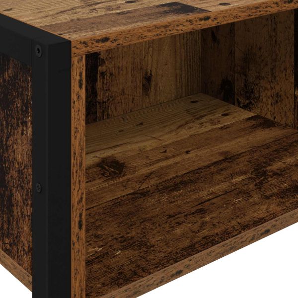 Крайна масичка Старо дърво 100 x 36 x 75 см Инженерно дърво