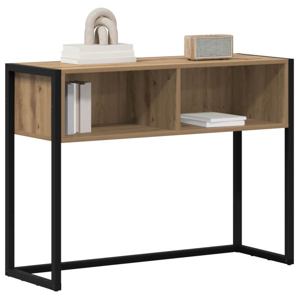 Крайна масичка Дъб Артизан 100 x 36 x 75 см Инженерно дърво