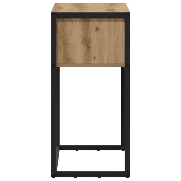 Крайна масичка Дъб Артизан 100 x 36 x 75 см Инженерно дърво