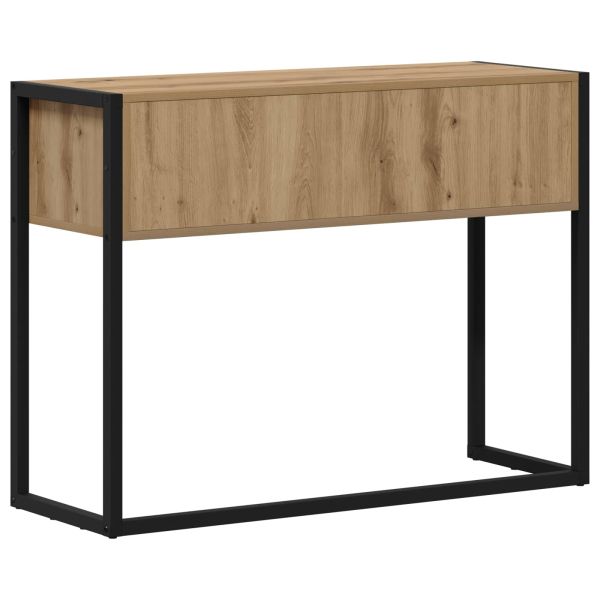 Крайна масичка Дъб Артизан 100 x 36 x 75 см Инженерно дърво