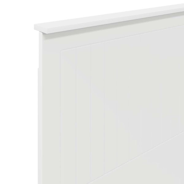 Облегалка за глава с таблото Бяло 90 cm Инженерно дърво