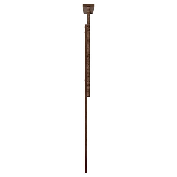 Облегалка за глава с таблото Кафяв дъб 80 cm Инженерно дърво