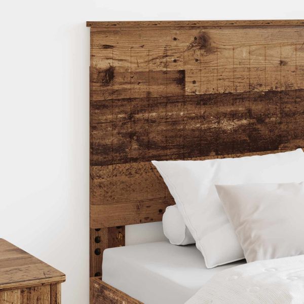 Облегалка за глава с таблото Старо дърво 80 cm Инженерно дърво