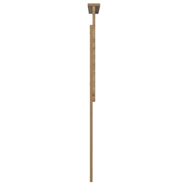 Облегалка за глава с таблото Дъб 80 cm Инженерно дърво
