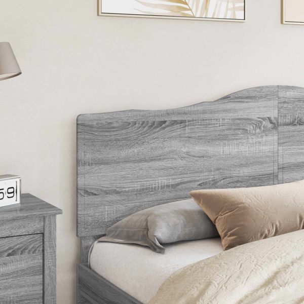 Облегалка за глава Сив Сонома Инженерно дърво