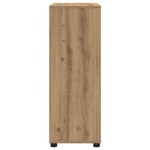 Шкаф за баня с рафт Дъб 72,5 x 36,5 x 100 см Инженерно дърво