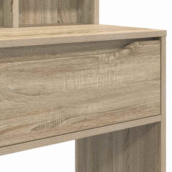 Тоалетки за спалня с чекмедже Сонома дъб 80 x 39,6 x 135 см