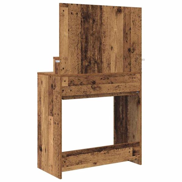 Тоалетки за спалня с чекмедже Старо дърво 80 x 39,6 x 135 см