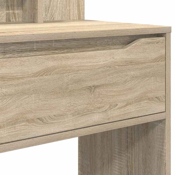 Тоалетки за спалня с чекмедже Сонома дъб 80 x 39,6 x 135 см
