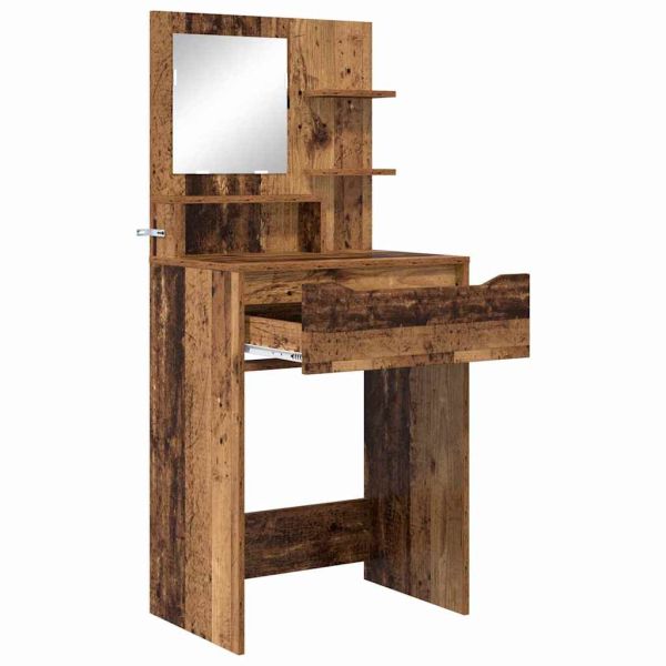 Тоалетки за спалня с чекмедже Старо дърво 80 x 39,6 x 135 см