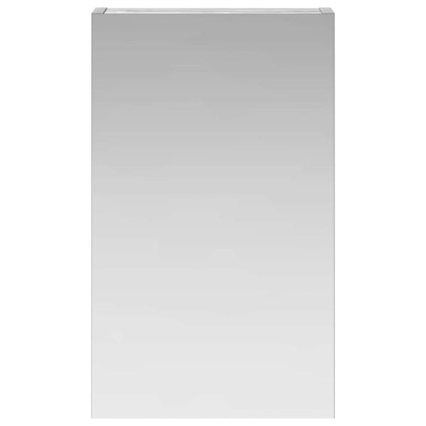 Шкаф с огледало за баня с рафт Сив Сонома 30 x 10,5 x 50 см