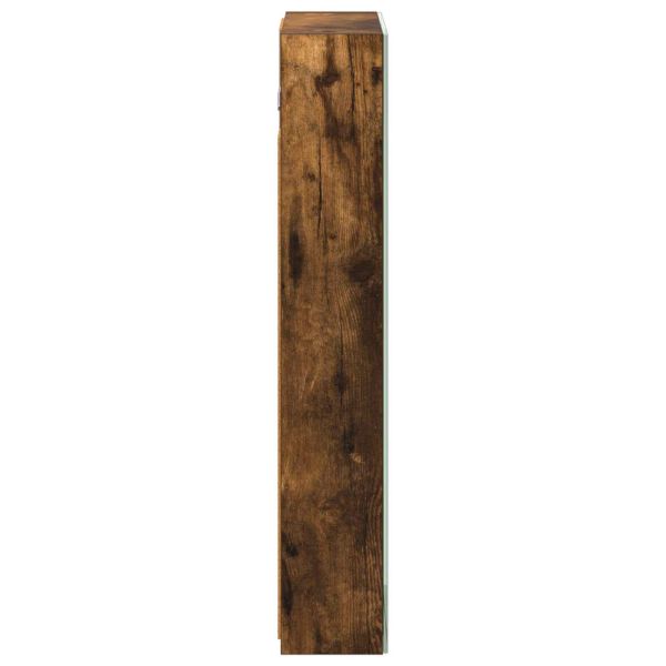 Шкаф с огледало за баня с рафт Димян дъб 40 x 10,5 x 60,5 см