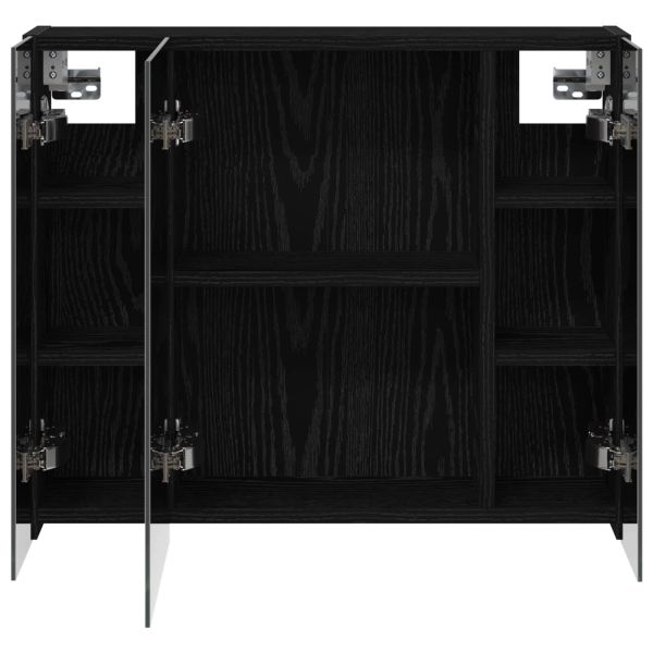 Шкаф с огледало за баня Черния дъб 60 x 14,5 x 50 см