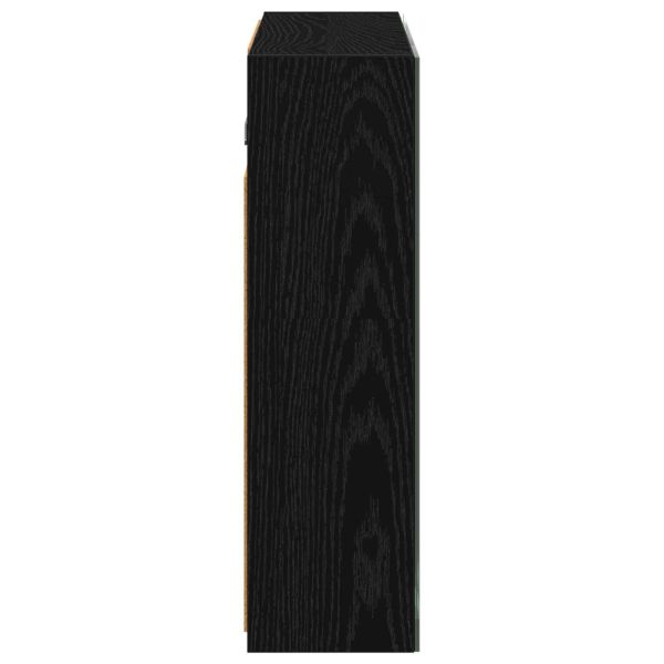 Шкаф с огледало за баня Черния дъб 60 x 14,5 x 50 см