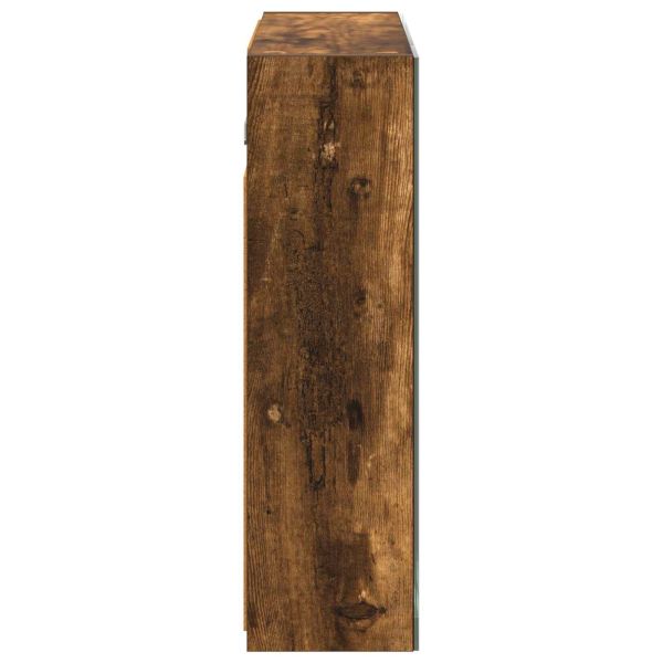 Шкаф с огледало за баня Димян дъб 60 x 14,5 x 50 см
