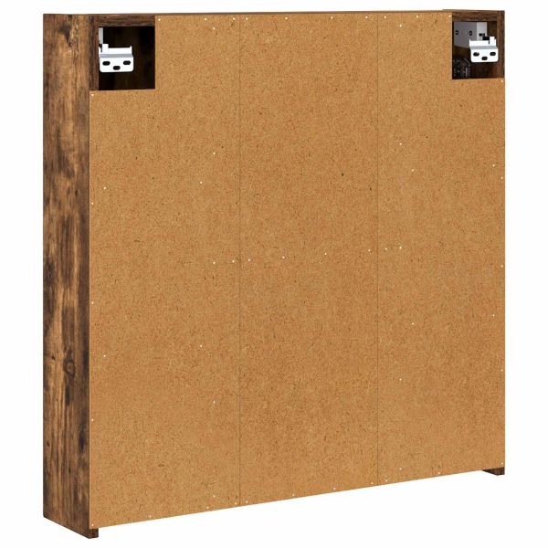 Шкаф с огледало за баня Димян дъб 70 x 14,5 x 70 см