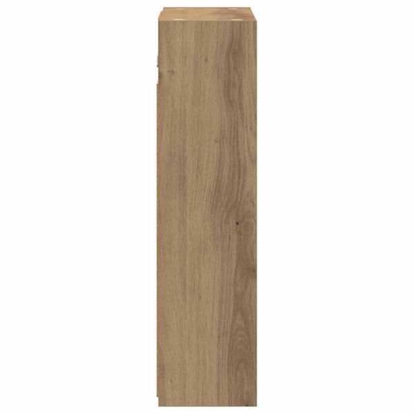 Шкаф с огледало за баня с рафт Дъб Артизан 43 x 16 x 62.5 см