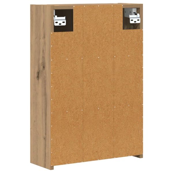 Шкаф с огледало за баня с рафт Дъб Артизан 43 x 16 x 62.5 см