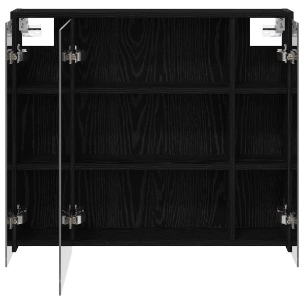 Шкаф с огледало за баня Черния дъб 73,5 x 16 x 62,5 см