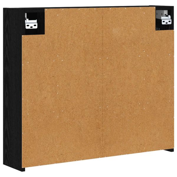 Шкаф с огледало за баня Черния дъб 73,5 x 16 x 62,5 см