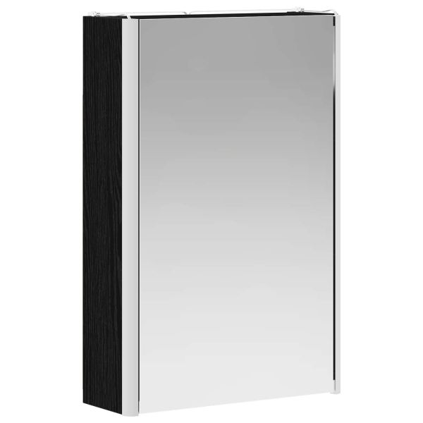 Шкаф с огледало за баня Черния дъб 33 x 11,5 x 50 см