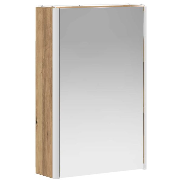 Шкаф с огледало за баня Дъб Артизан 33 x 11,5 x 50 см