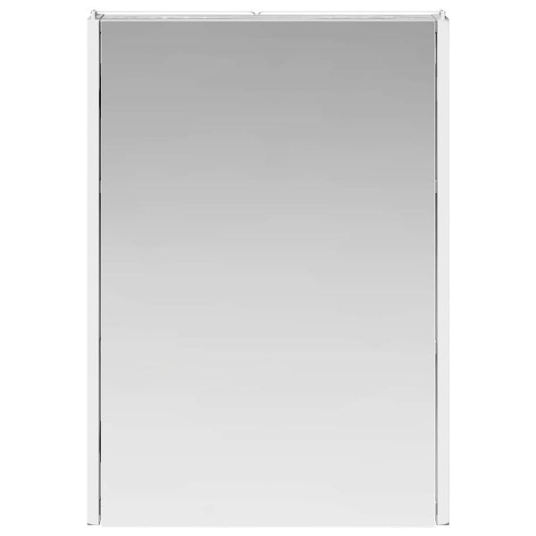 Шкаф с огледало за баня Сив Сонома 43 x 11,5 x 60,5 см