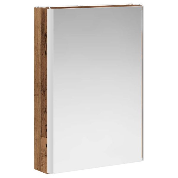 Шкаф с огледало за баня Старо дърво 43 x 11,5 x 60,5 см