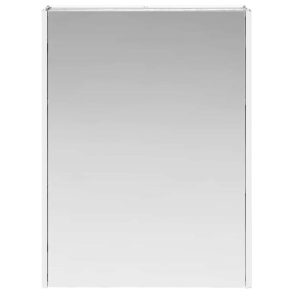 Шкаф с огледало за баня Сив Сонома 53,5 x 15,5 x 70 см