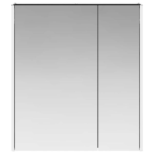Шкаф с огледало за баня Черния дъб 63,5 x 15,5 x 70 см