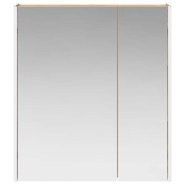 Шкаф с огледало за баня Дъб Артизан 63,5 x 15,5 x 70 см