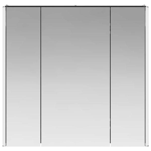 Шкаф с огледало за баня Черния дъб 63,5 x 15,5 x 60,5 см