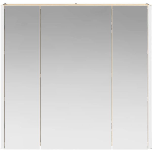 Шкаф с огледало за баня Сонома дъб 63,5 x 15,5 x 60,5 см