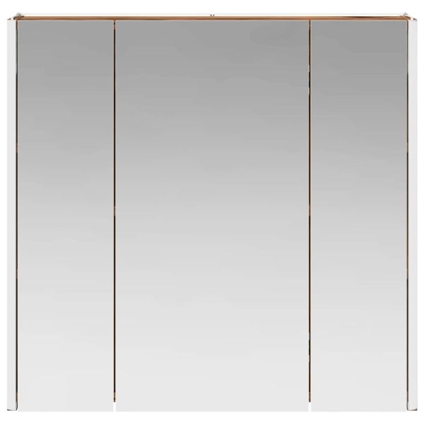 Шкаф с огледало за баня Старо дърво 63,5 x 15,5 x 60,5 см