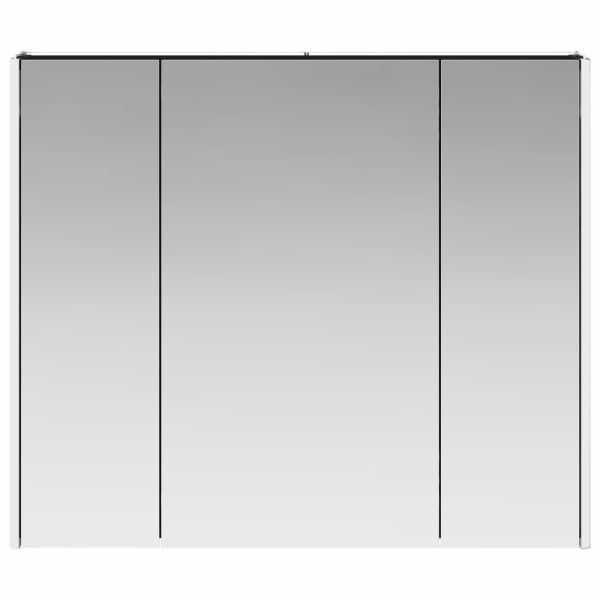 Шкаф с огледало за баня Черния дъб 83,5 x 15,5 x 70 см