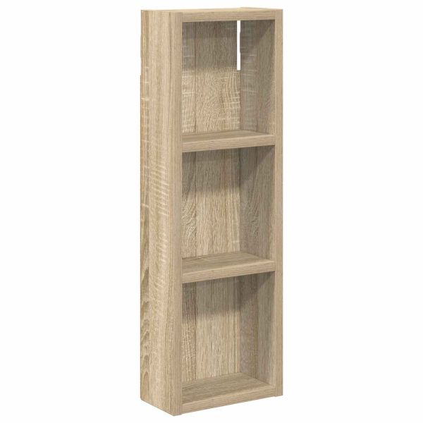 Банен стенен шкаф с рафт Сонома дъб 20 x 10 x 60,5 см