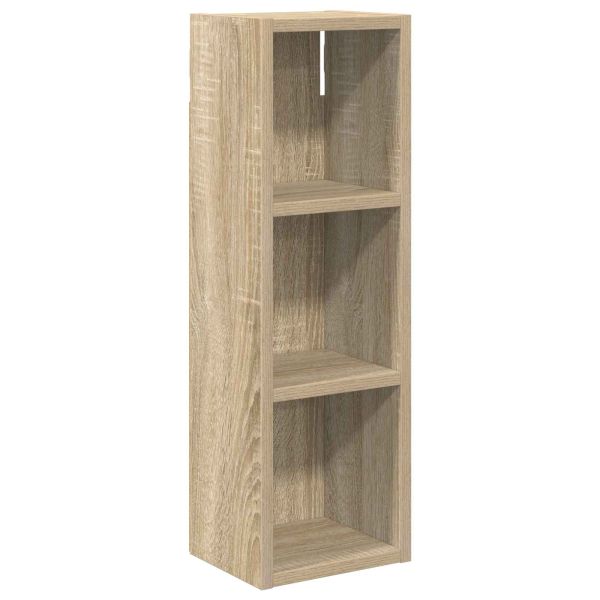 Банен стенен шкаф с рафт Сонома дъб 20 x 16 x 62,5 см