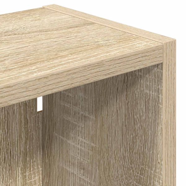 Банен стенен шкаф с рафт Сонома дъб 20 x 16 x 62,5 см